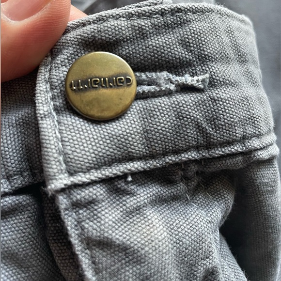 Carhartt Gray Work Pants Loose Fit Carpenter 100% Cotton 42x32 *flawed - Picture 6 of 12
